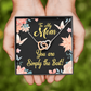 To Mom Simply the Best Inseparable Necklace-Express Your Love Gifts