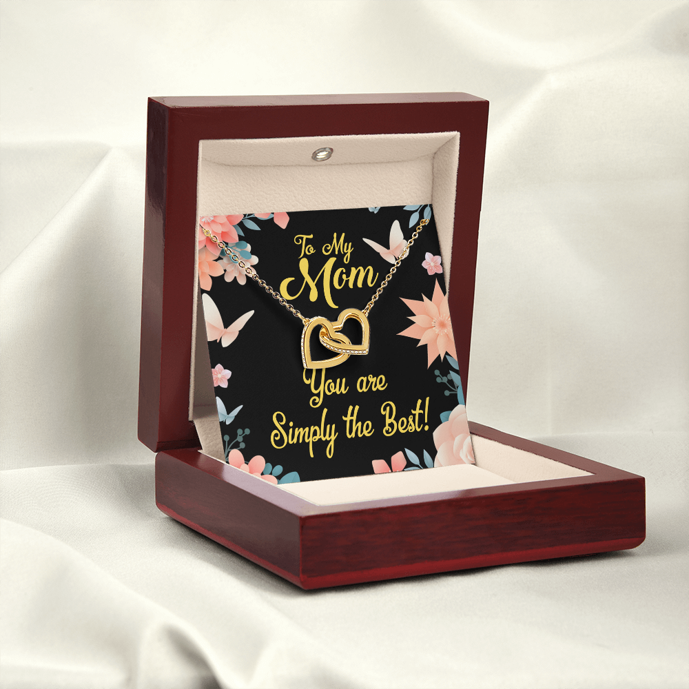 To Mom Simply the Best Inseparable Necklace-Express Your Love Gifts