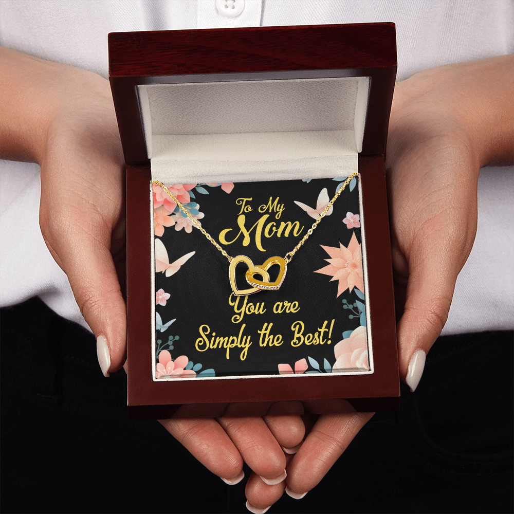 To Mom Simply the Best Inseparable Necklace-Express Your Love Gifts