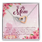 To Mom So Many Memeories Together Inseparable Necklace-Express Your Love Gifts