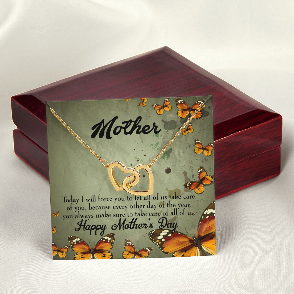 To Mom Sometimes Hurt Inseparable Necklace-Express Your Love Gifts