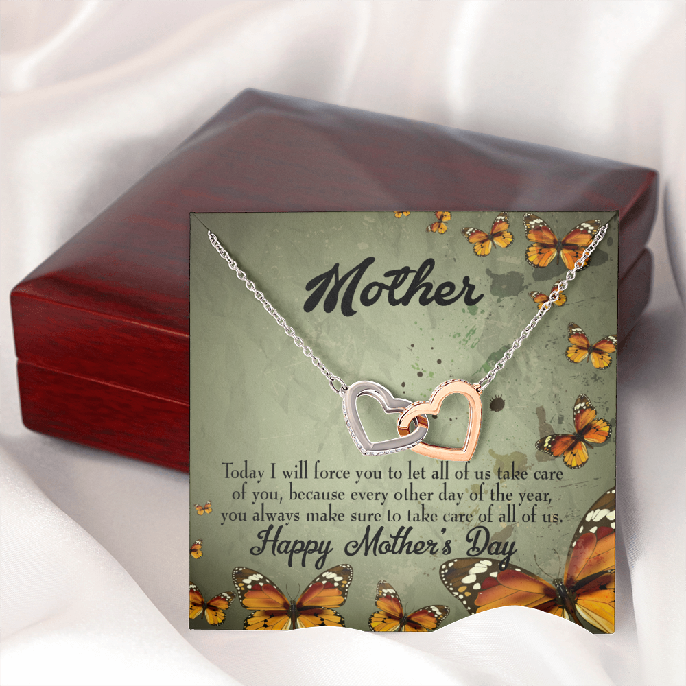 To Mom Sometimes Hurt Inseparable Necklace-Express Your Love Gifts