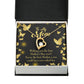 To Mom Son Mother Forever Necklace w Message Card-Express Your Love Gifts