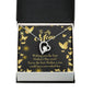 To Mom Son Mother Forever Necklace w Message Card-Express Your Love Gifts