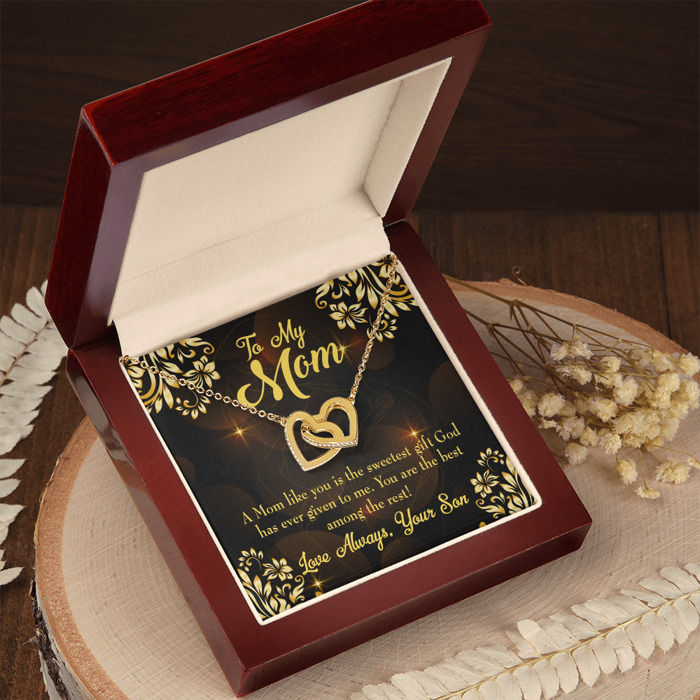 To Mom Son to Mother Inseparable Necklace-Express Your Love Gifts