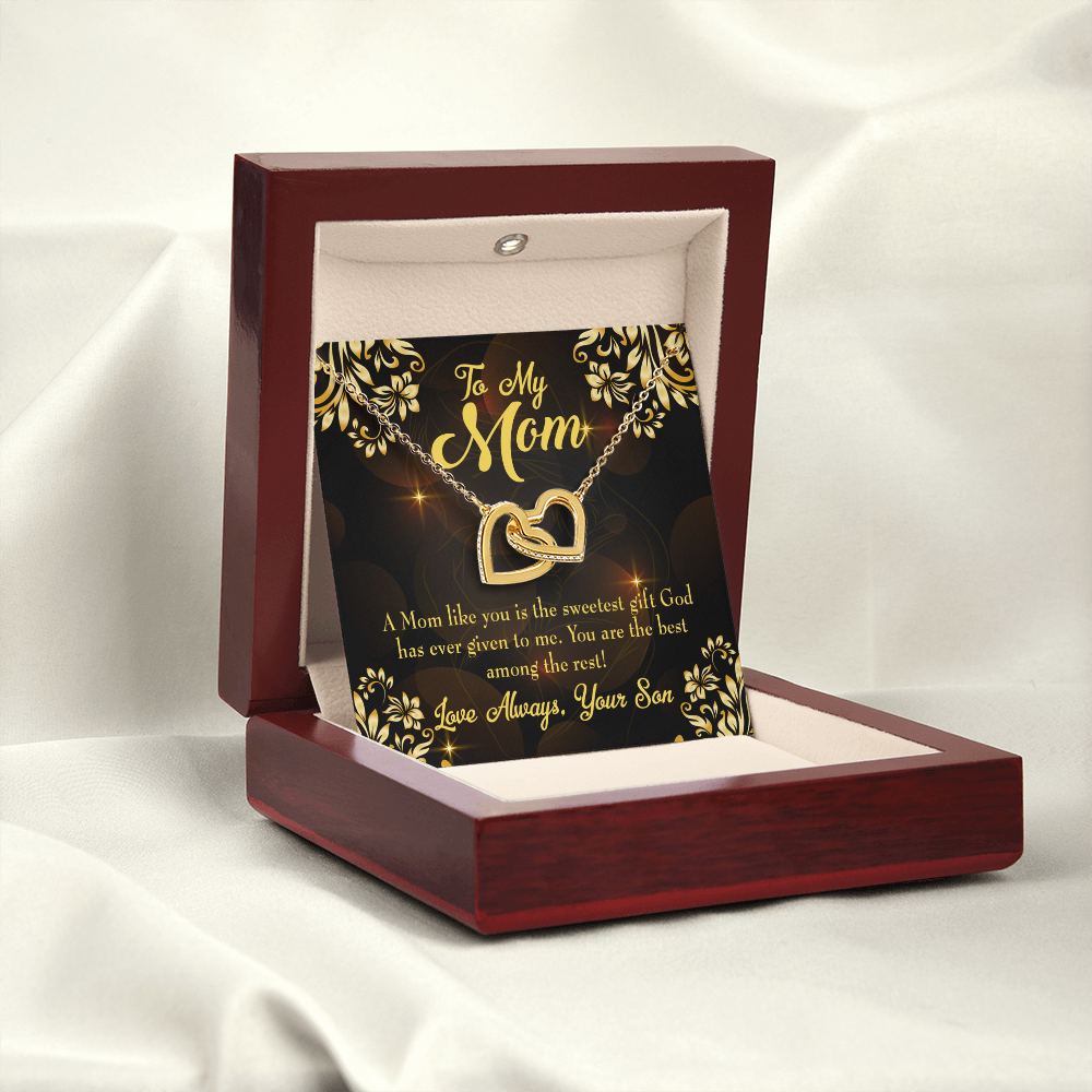 To Mom Son to Mother Inseparable Necklace-Express Your Love Gifts