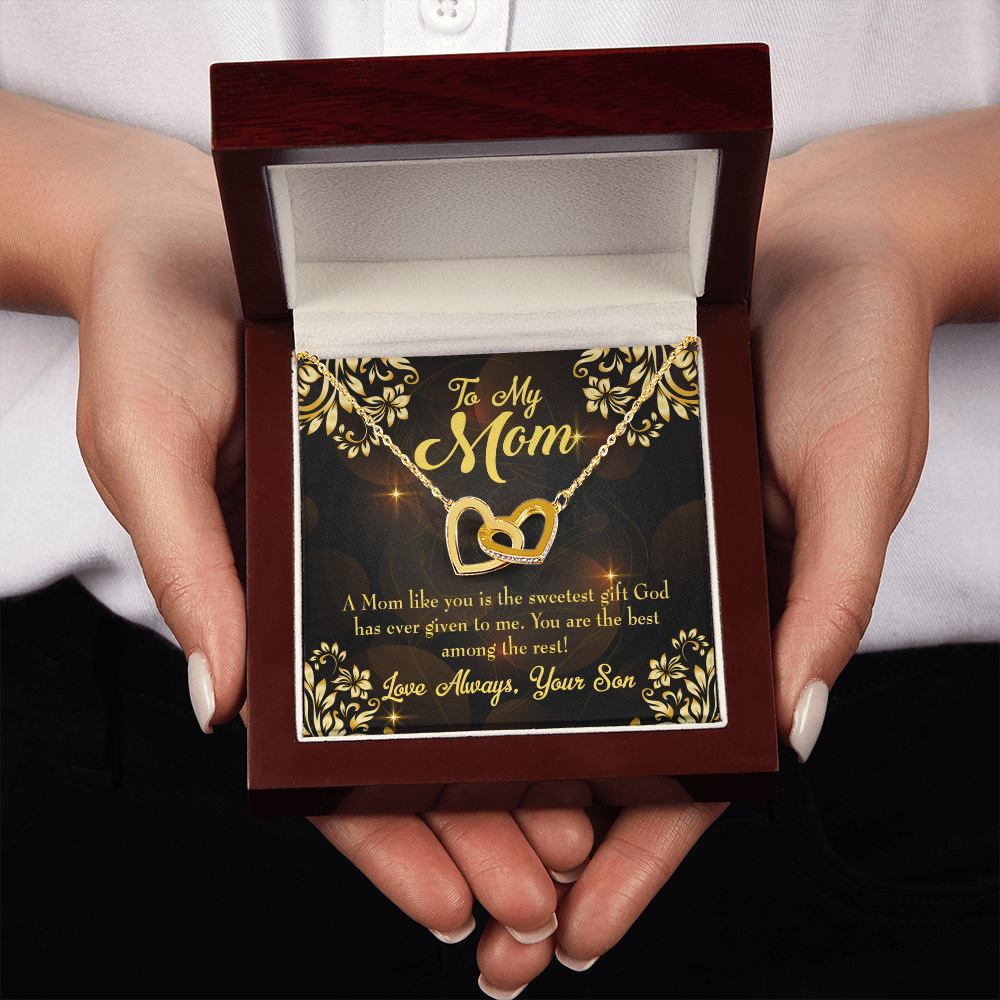 To Mom Son to Mother Inseparable Necklace-Express Your Love Gifts