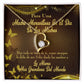To Mom Spanish Mama Forever Necklace w Message Card-Express Your Love Gifts