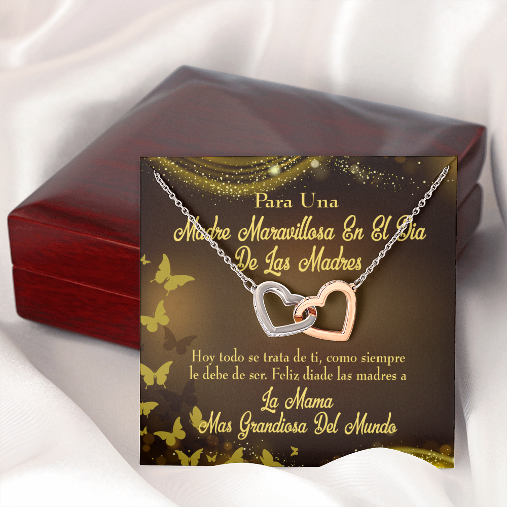 To Mom Spanish Mama Inseparable Necklace-Express Your Love Gifts