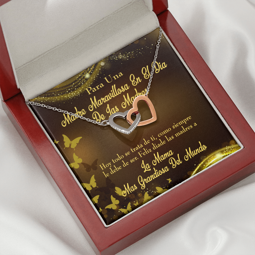 To Mom Spanish Mama Inseparable Necklace-Express Your Love Gifts