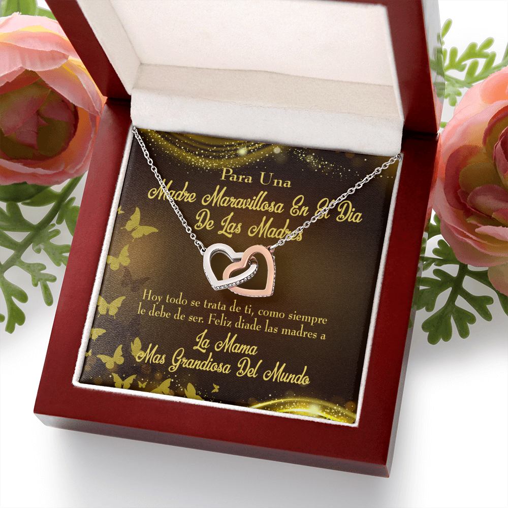 To Mom Spanish Mama Inseparable Necklace-Express Your Love Gifts