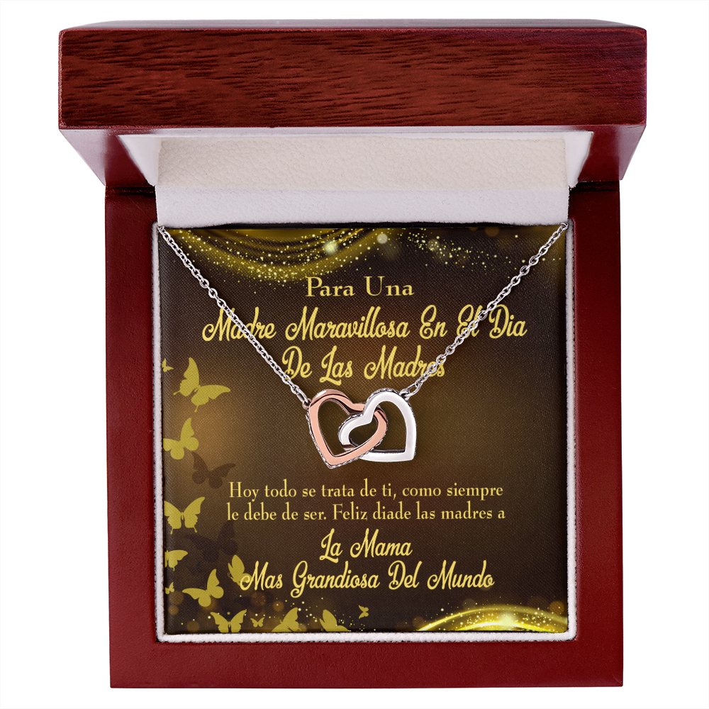 To Mom Spanish Mama Inseparable Necklace-Express Your Love Gifts