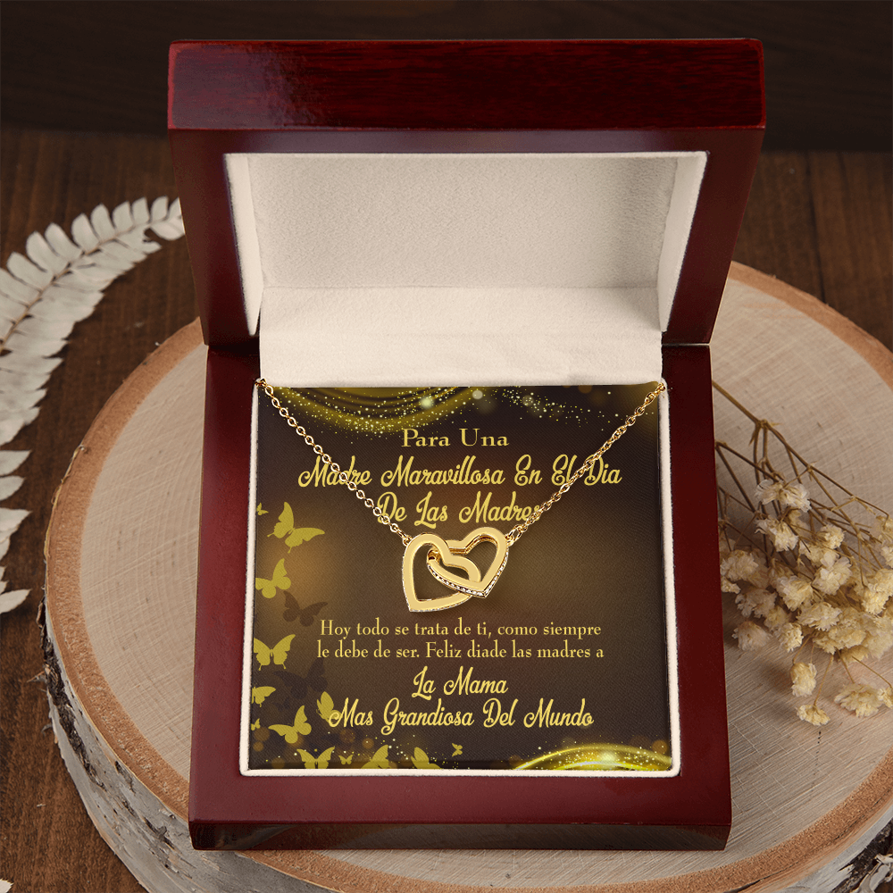 To Mom Spanish Mama Inseparable Necklace-Express Your Love Gifts