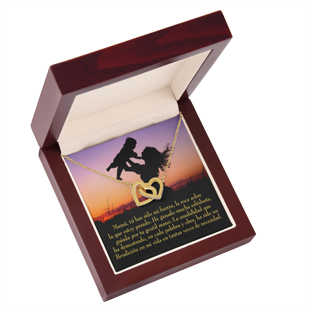 To Mom Spanish Message to Mom Inseparable Necklace-Express Your Love Gifts