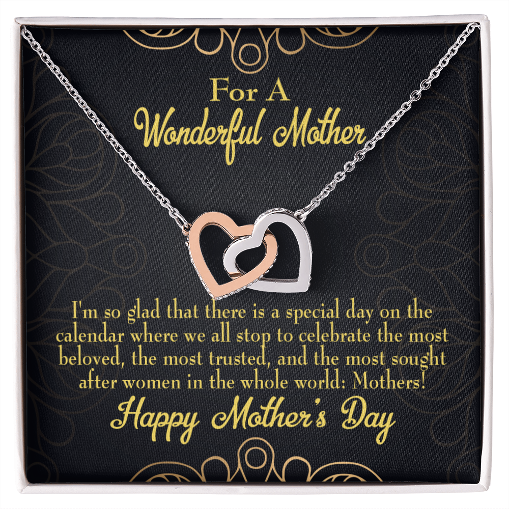 To Mom Special Day For Most Sought After Woman Inseparable Necklace-Express Your Love Gifts