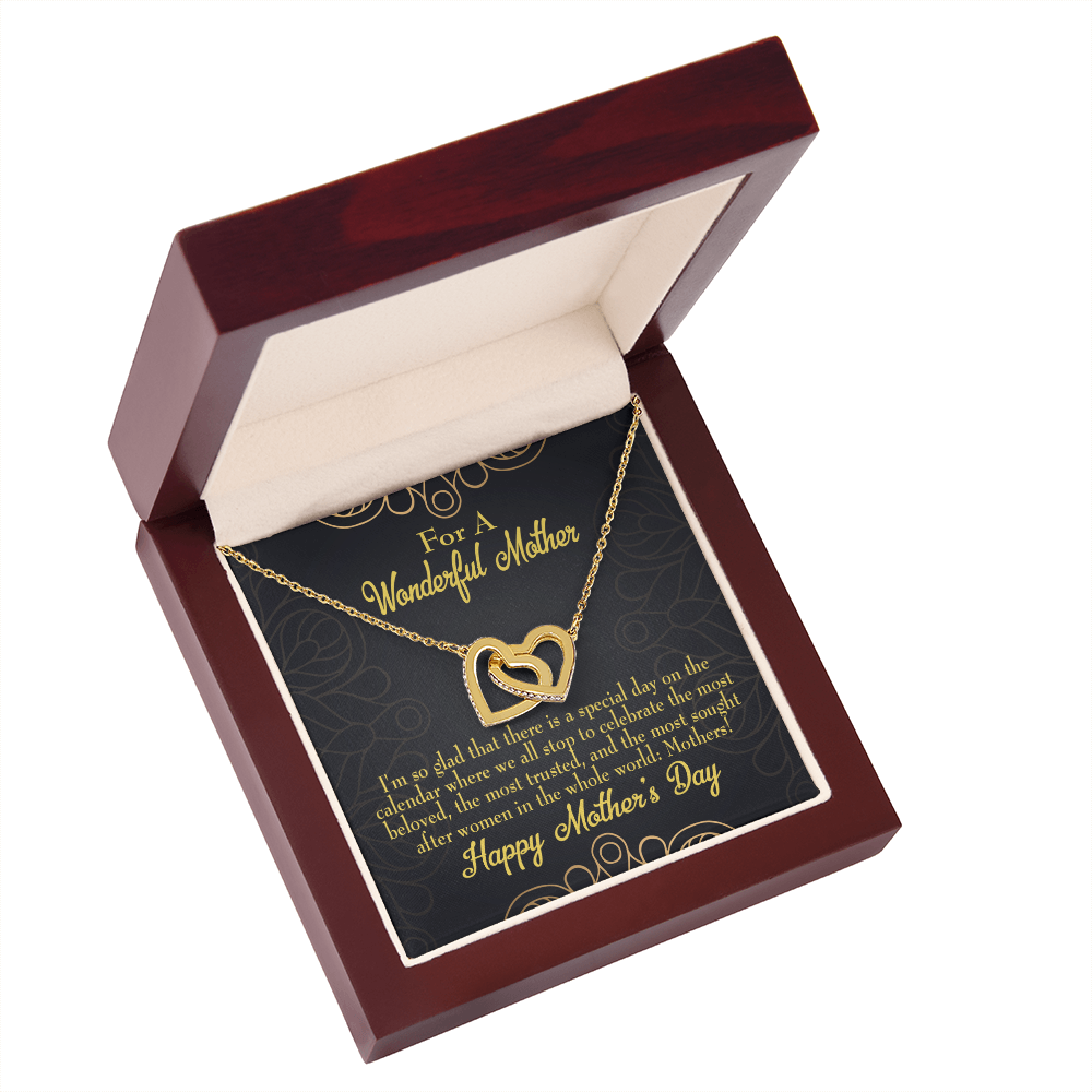 To Mom Special Day For Most Sought After Woman Inseparable Necklace-Express Your Love Gifts