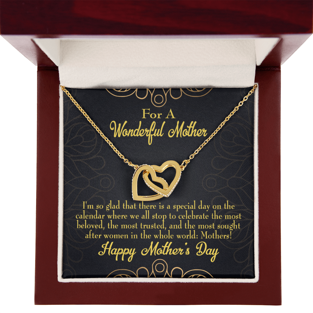 To Mom Special Day For Most Sought After Woman Inseparable Necklace-Express Your Love Gifts
