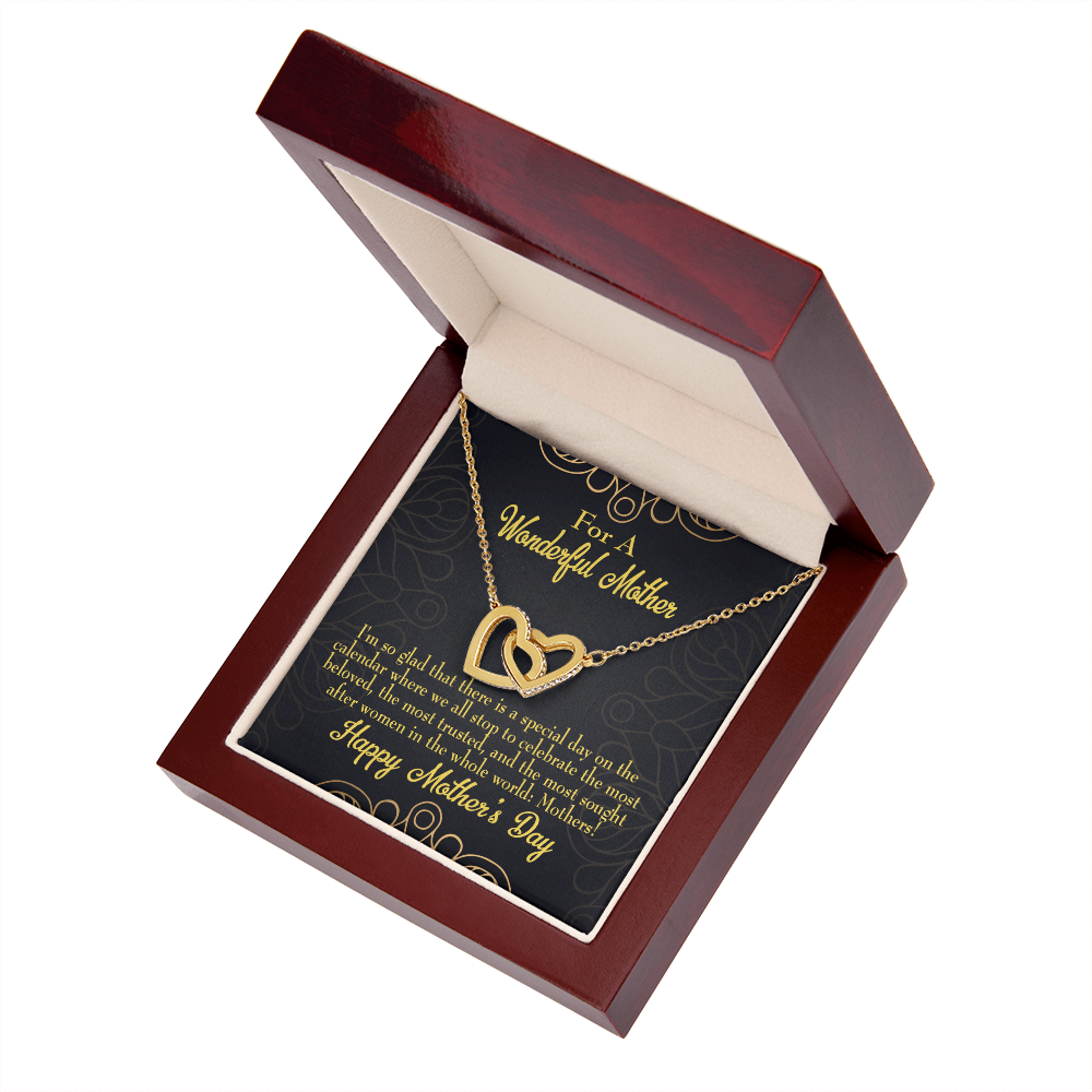 To Mom Special Day For Most Sought After Woman Inseparable Necklace-Express Your Love Gifts
