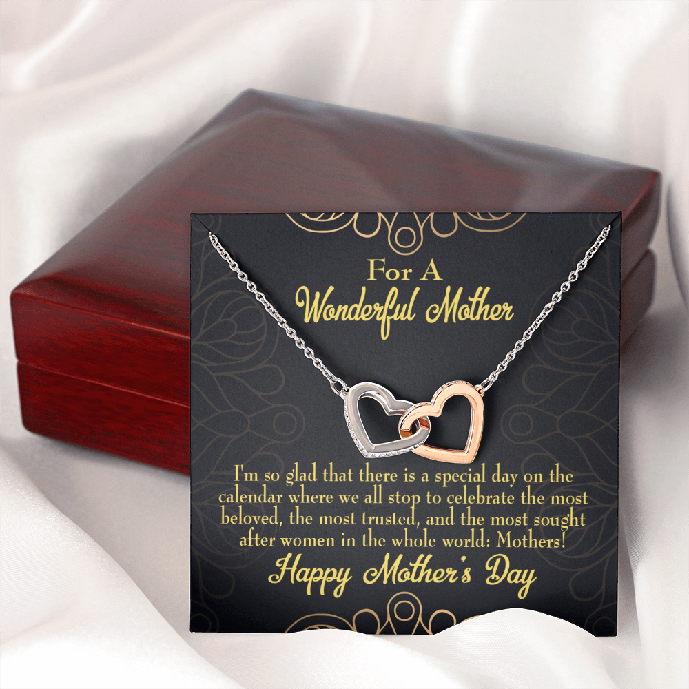 To Mom Special Day For Most Sought After Woman Inseparable Necklace-Express Your Love Gifts
