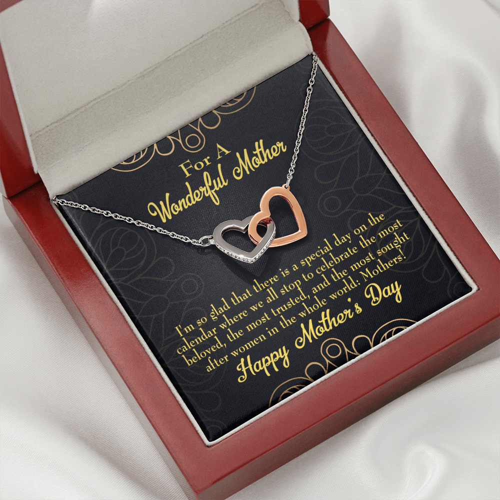 To Mom Special Day For Most Sought After Woman Inseparable Necklace-Express Your Love Gifts