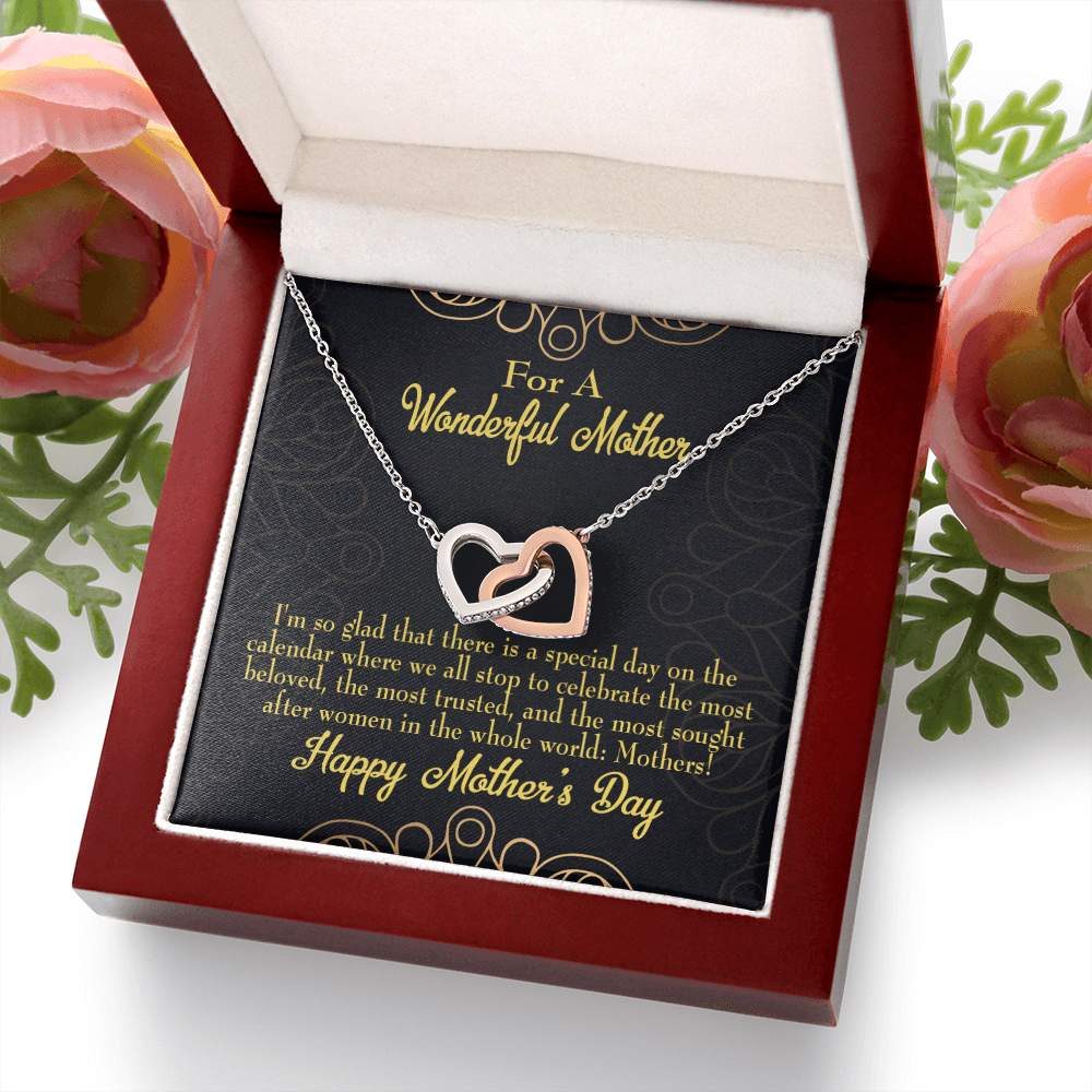 To Mom Special Day For Most Sought After Woman Inseparable Necklace-Express Your Love Gifts
