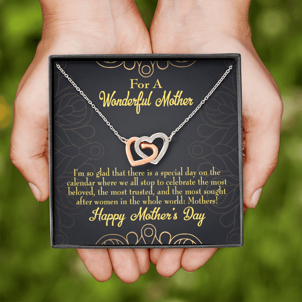 To Mom Special Day For Most Sought After Woman Inseparable Necklace-Express Your Love Gifts