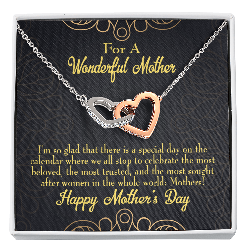 To Mom Special Day For Most Sought After Woman Inseparable Necklace-Express Your Love Gifts
