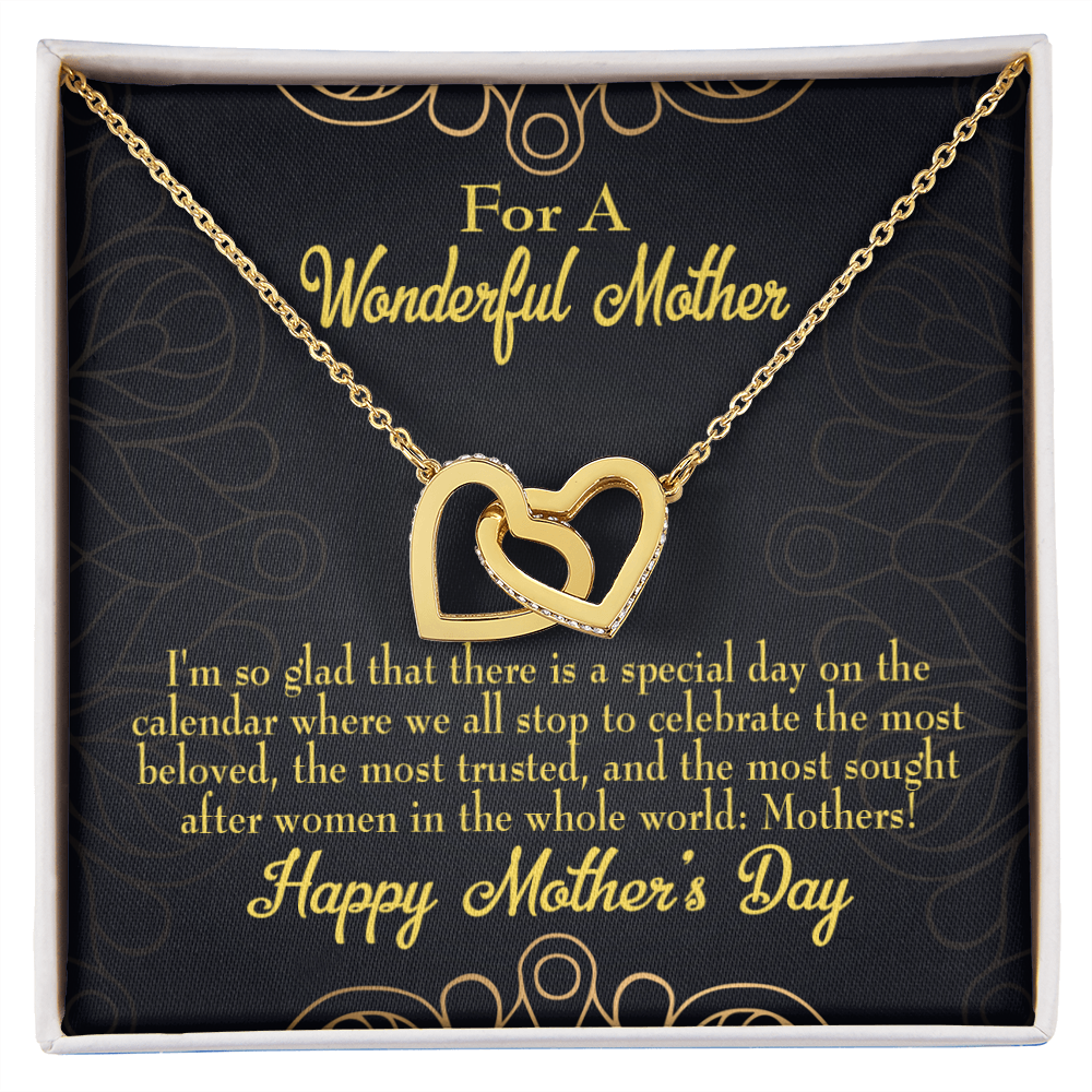 To Mom Special Day For Most Sought After Woman Inseparable Necklace-Express Your Love Gifts