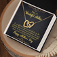 To Mom Special Day For Most Sought After Woman Inseparable Necklace-Express Your Love Gifts