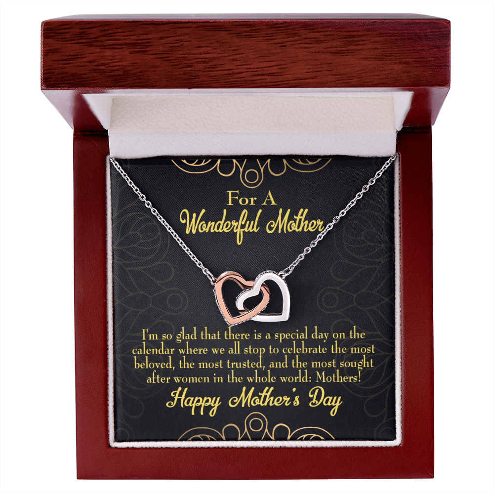 To Mom Special Day For Most Sought After Woman Inseparable Necklace-Express Your Love Gifts