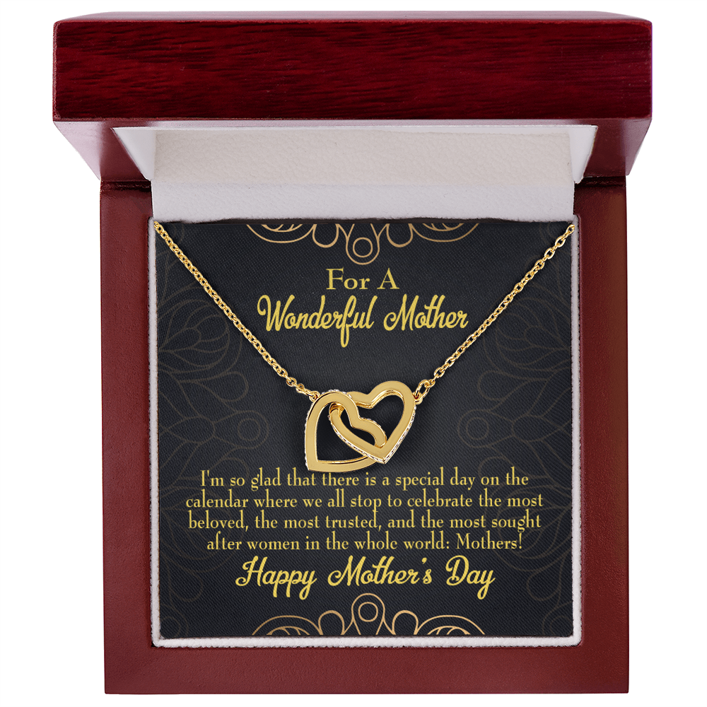 To Mom Special Day For Most Sought After Woman Inseparable Necklace-Express Your Love Gifts