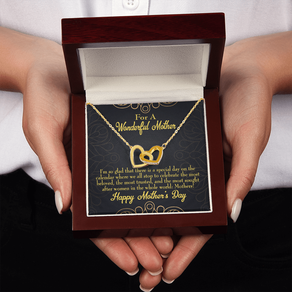 To Mom Special Day For Most Sought After Woman Inseparable Necklace-Express Your Love Gifts
