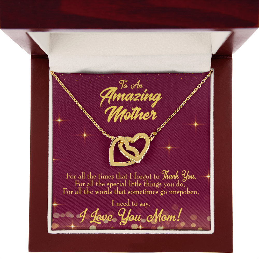 To Mom Special Little Things Inseparable Necklace-Express Your Love Gifts
