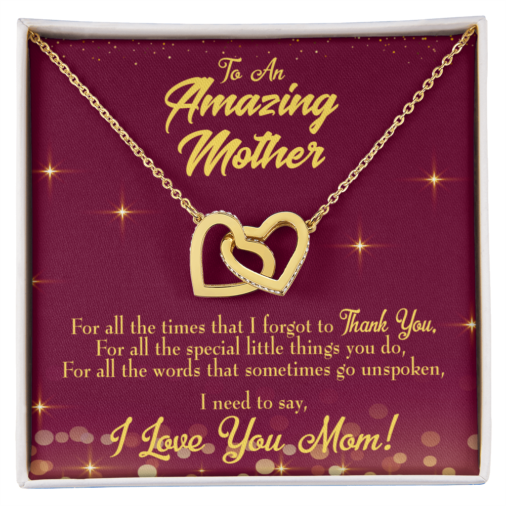 To Mom Special Little Things Inseparable Necklace-Express Your Love Gifts