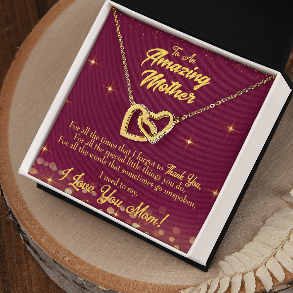 To Mom Special Little Things Inseparable Necklace-Express Your Love Gifts