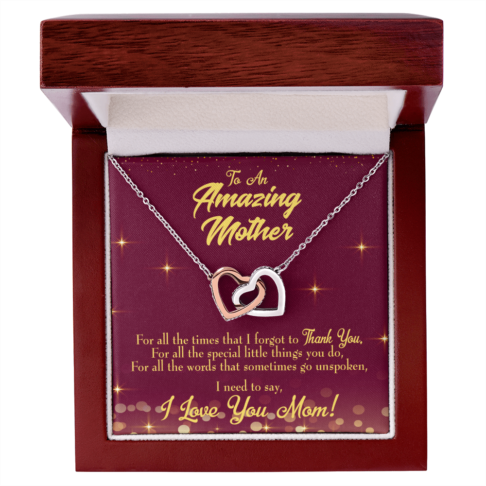 To Mom Special Little Things Inseparable Necklace-Express Your Love Gifts