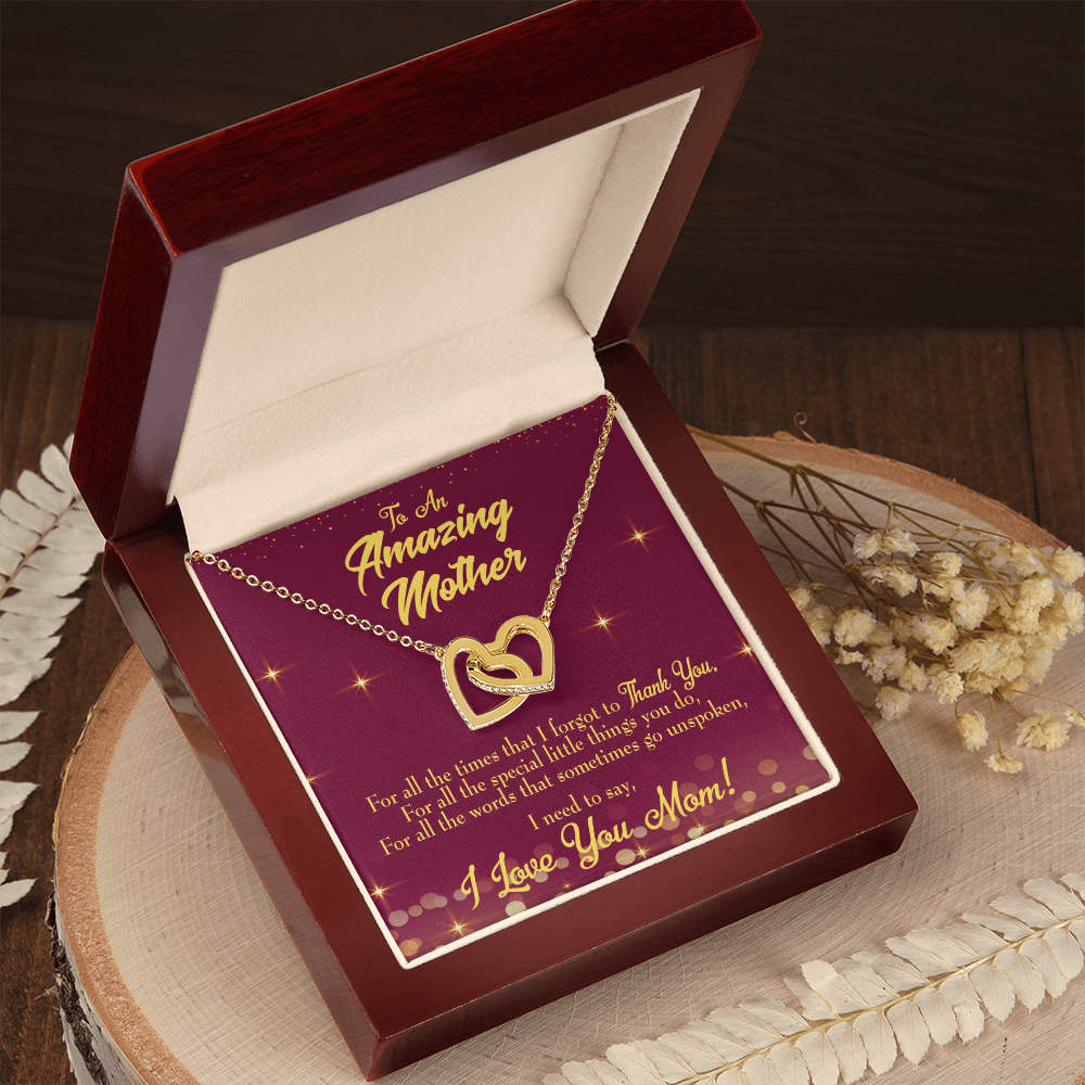 To Mom Special Little Things Inseparable Necklace-Express Your Love Gifts