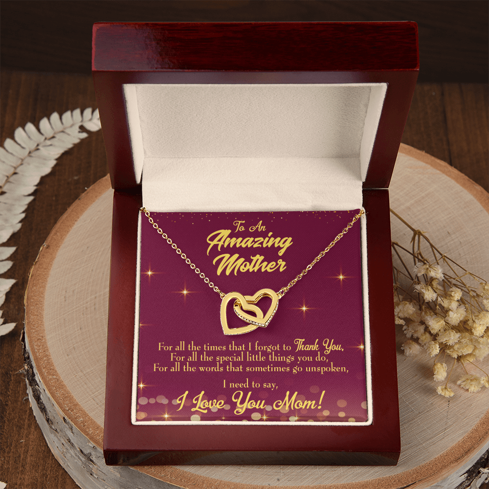 To Mom Special Little Things Inseparable Necklace-Express Your Love Gifts
