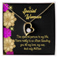 To Mom Special Mother Forever Necklace w Message Card-Express Your Love Gifts