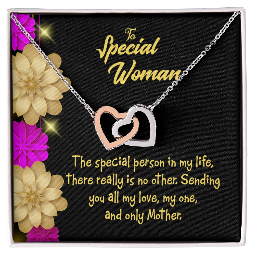 To Mom Special Person in My Life Inseparable Necklace-Express Your Love Gifts