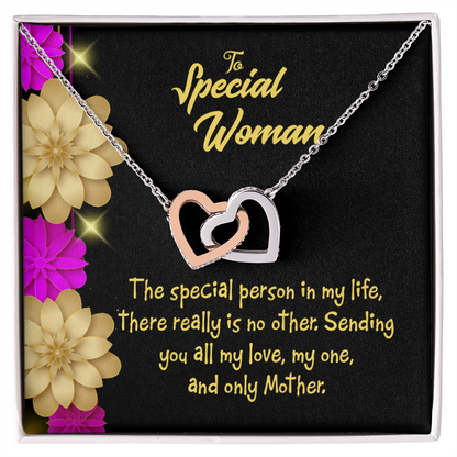 To Mom Special Person in My Life Inseparable Necklace-Express Your Love Gifts