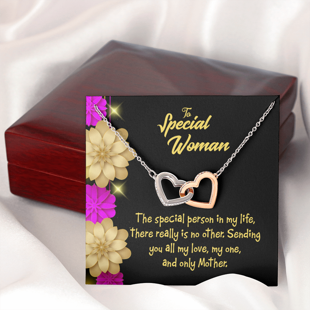 To Mom Special Person in My Life Inseparable Necklace-Express Your Love Gifts