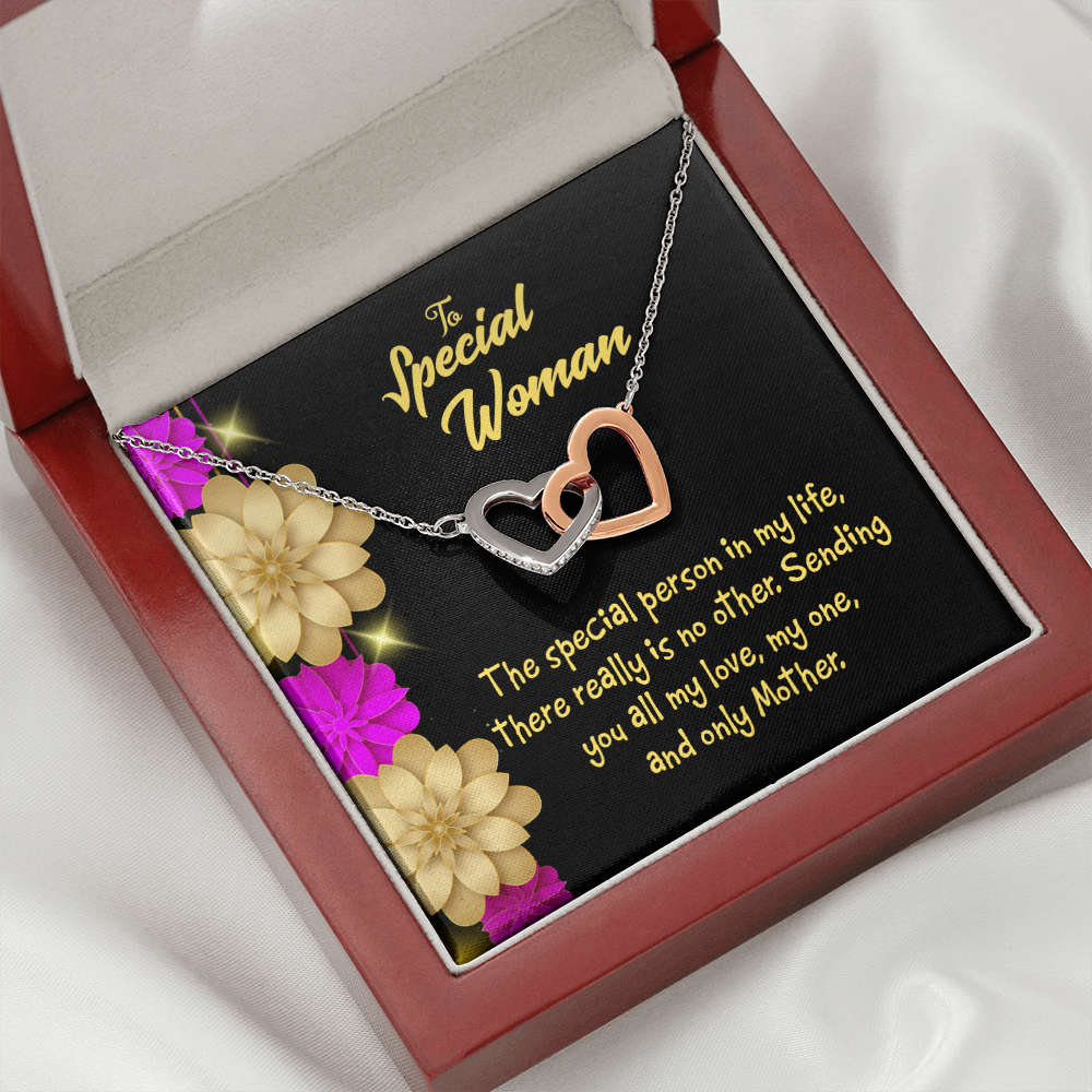 To Mom Special Person in My Life Inseparable Necklace-Express Your Love Gifts