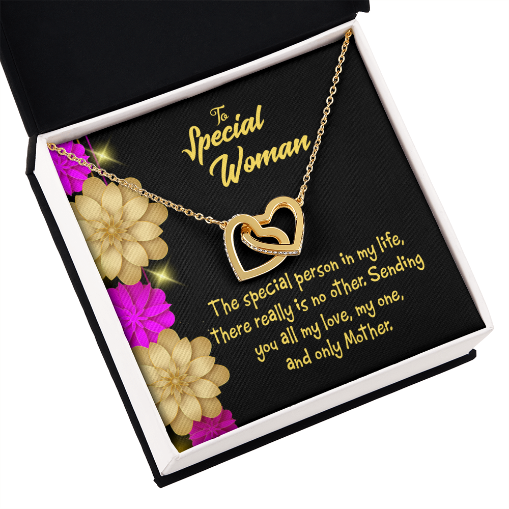 To Mom Special Person in My Life Inseparable Necklace-Express Your Love Gifts
