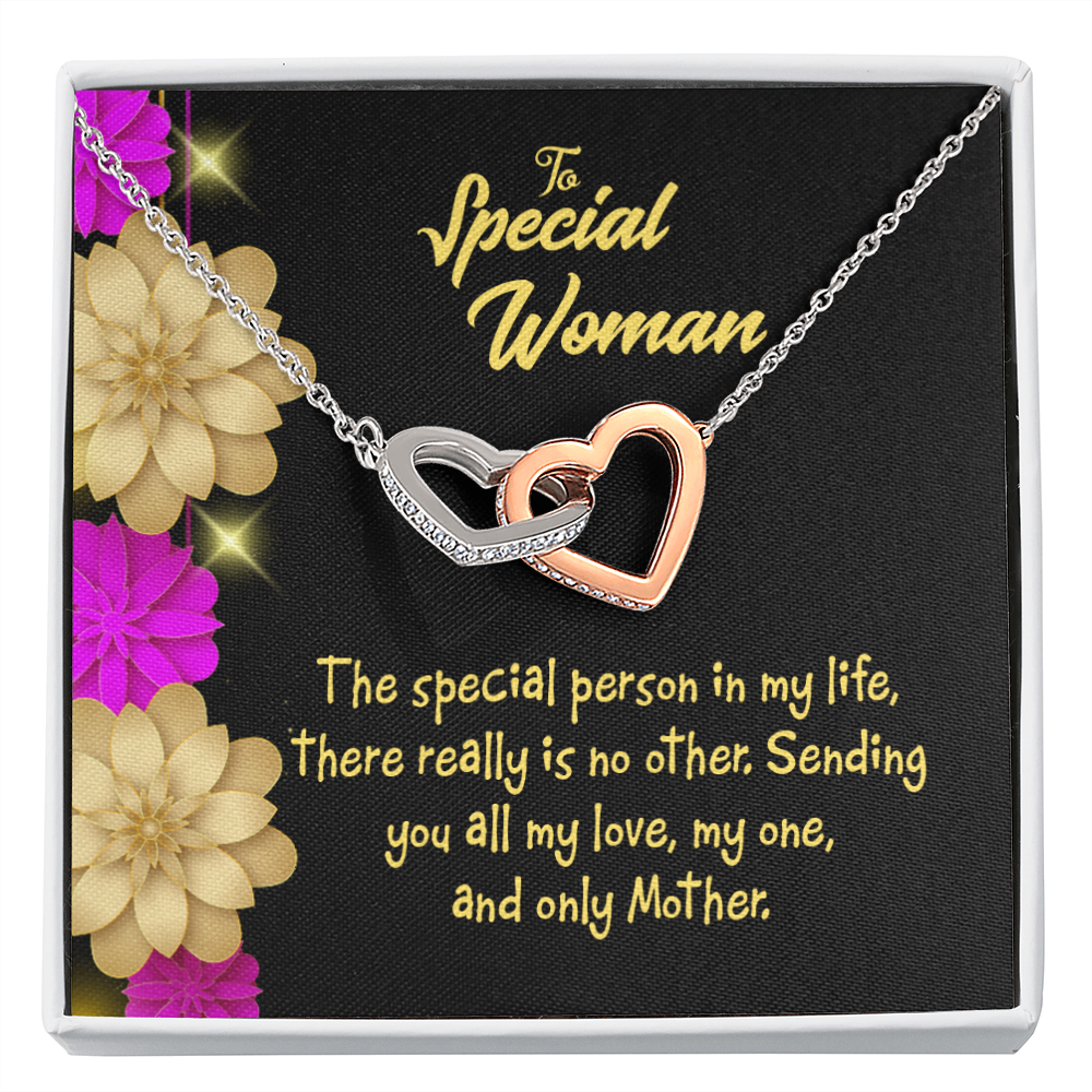 To Mom Special Person in My Life Inseparable Necklace-Express Your Love Gifts