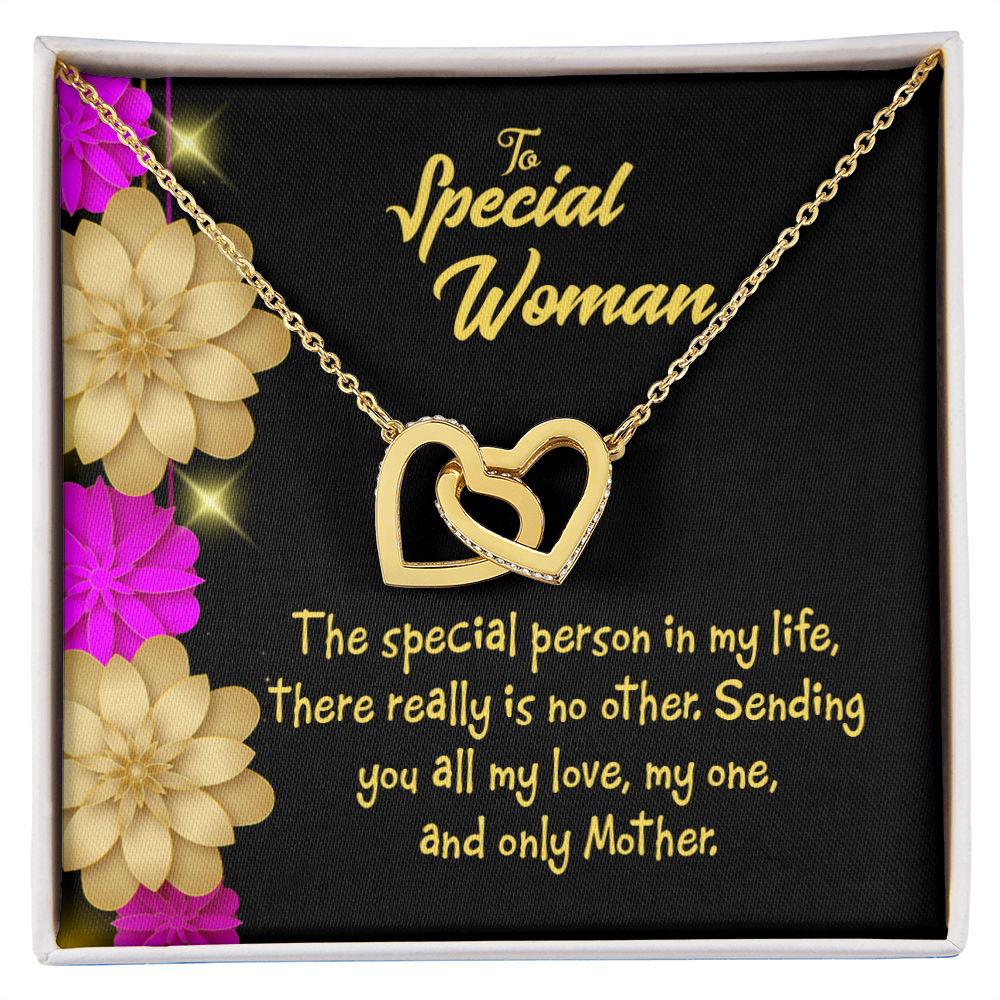 To Mom Special Person in My Life Inseparable Necklace-Express Your Love Gifts