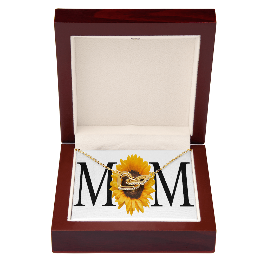 To Mom Sunflower Mom Inseparable Necklace-Express Your Love Gifts