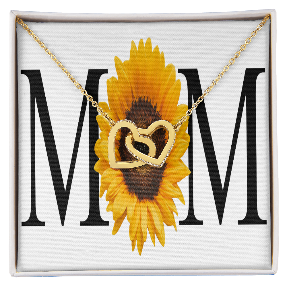 To Mom Sunflower Mom Inseparable Necklace-Express Your Love Gifts