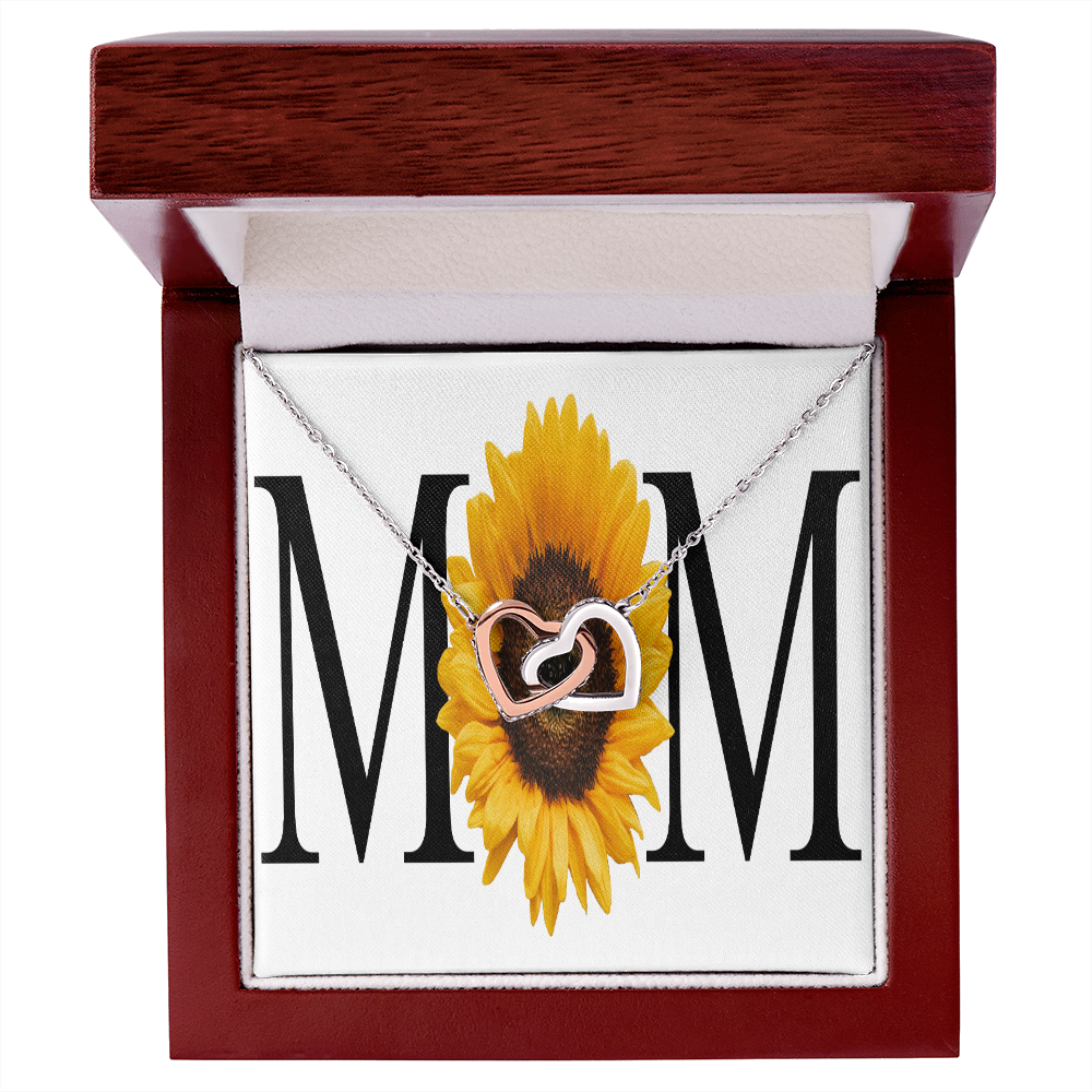 To Mom Sunflower Mom Inseparable Necklace-Express Your Love Gifts