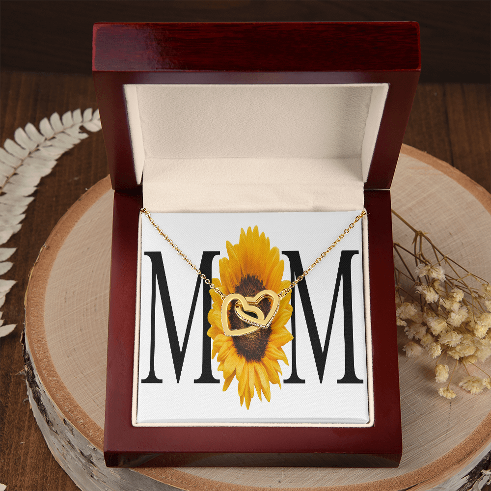 To Mom Sunflower Mom Inseparable Necklace-Express Your Love Gifts